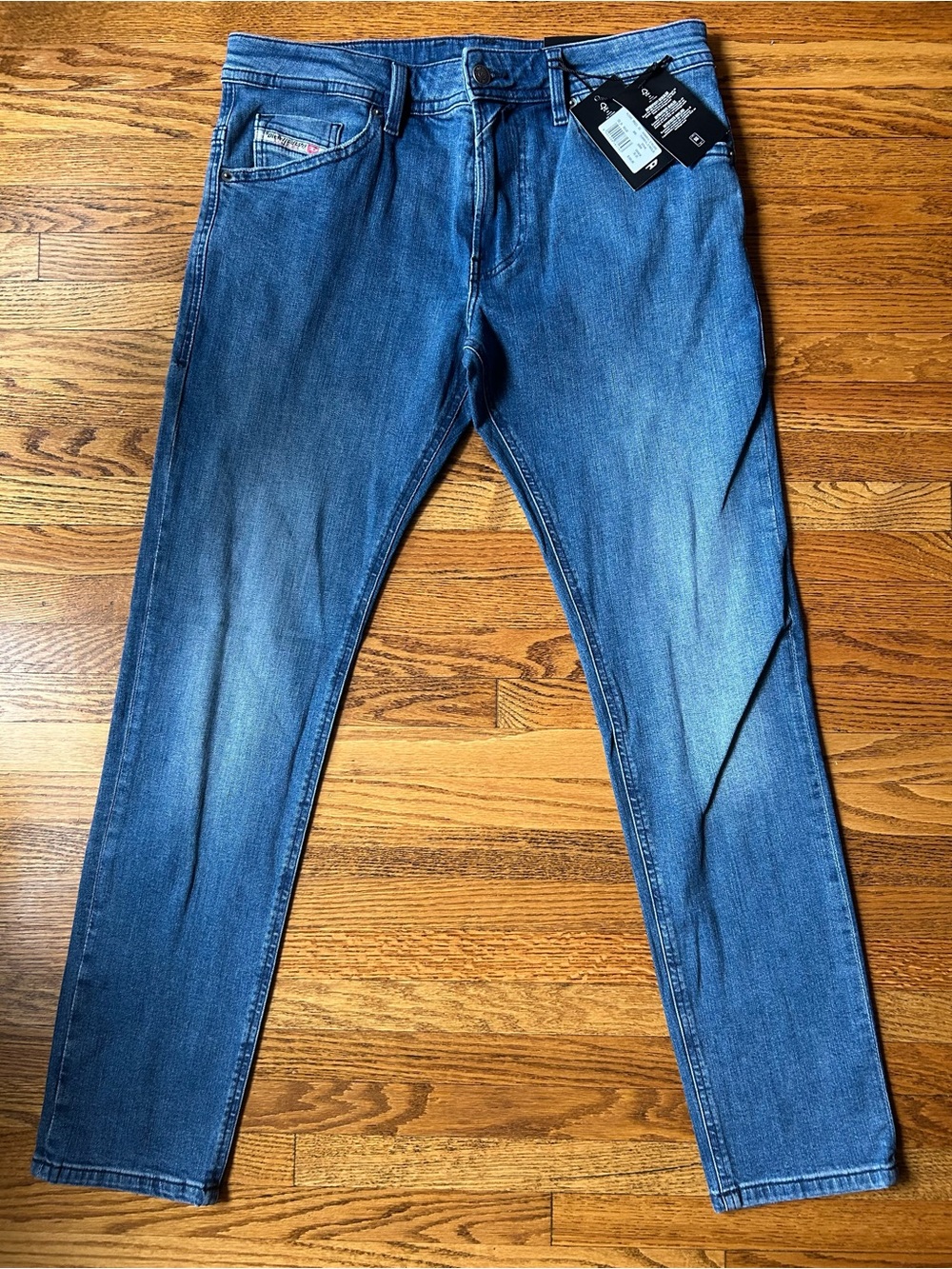 Diesel Slim Men's Jeans in Medium Blue Wash